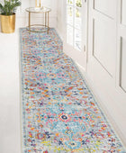 Pauwer Alfombra de pasillo envejecida de 2 x 10 pies, antideslizante y lavable,...
