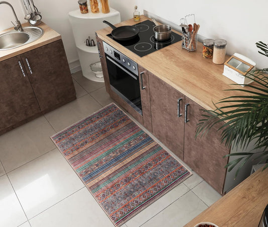 Keen Home Design Alfombras lavables a máquina con parte trasera antideslizante,...