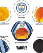 Maccabi Art Manchester City - Cama de fútbol para perros, cama temática...
