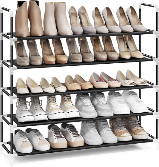 Rejilla para zapatos Songmics de 5 niveles para 25 pares, ahorro de espacio,...