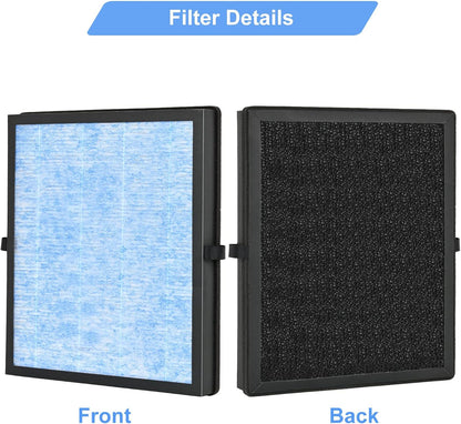 Paquete de 3 filtros de aire MK04 H13 Ture de repuesto para purificador de aire