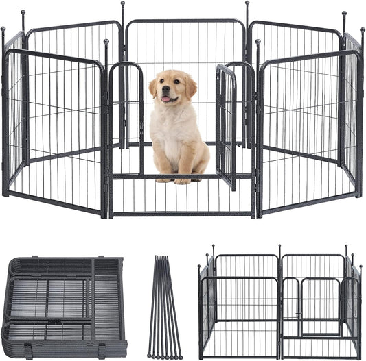 Corralito portátil para perros al aire libre, corral para perros en interiores,...