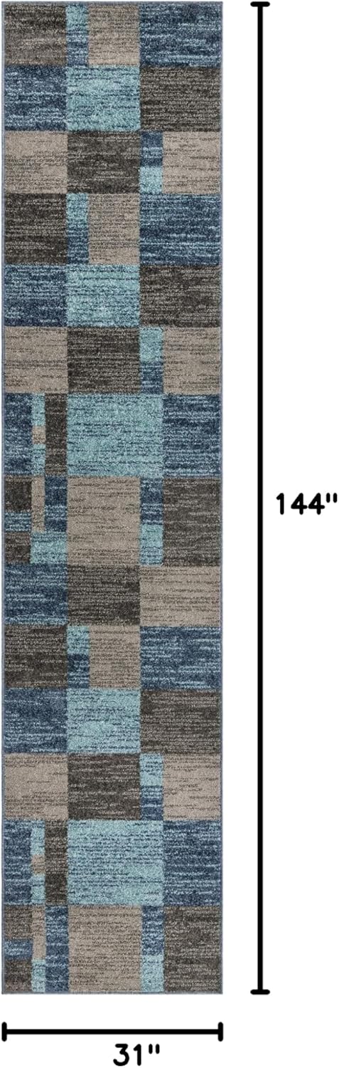 Unique Loom Colección Otoño Alfombra Providence (2 pies 7 pulgadas x 12 pies,...