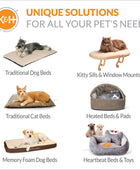 K&H PET PRODUCTS- Cama para mascotas Mod Dream Pod, cueva para gatos de todos...