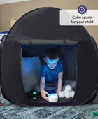 Tienda de campaña sensorial  Esquina tranquila para que los niños jueguen y se...