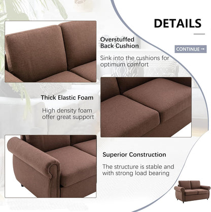 Sofá cama pequeño para sala de estar o dormitorio, incluye sofá cama extraíble,