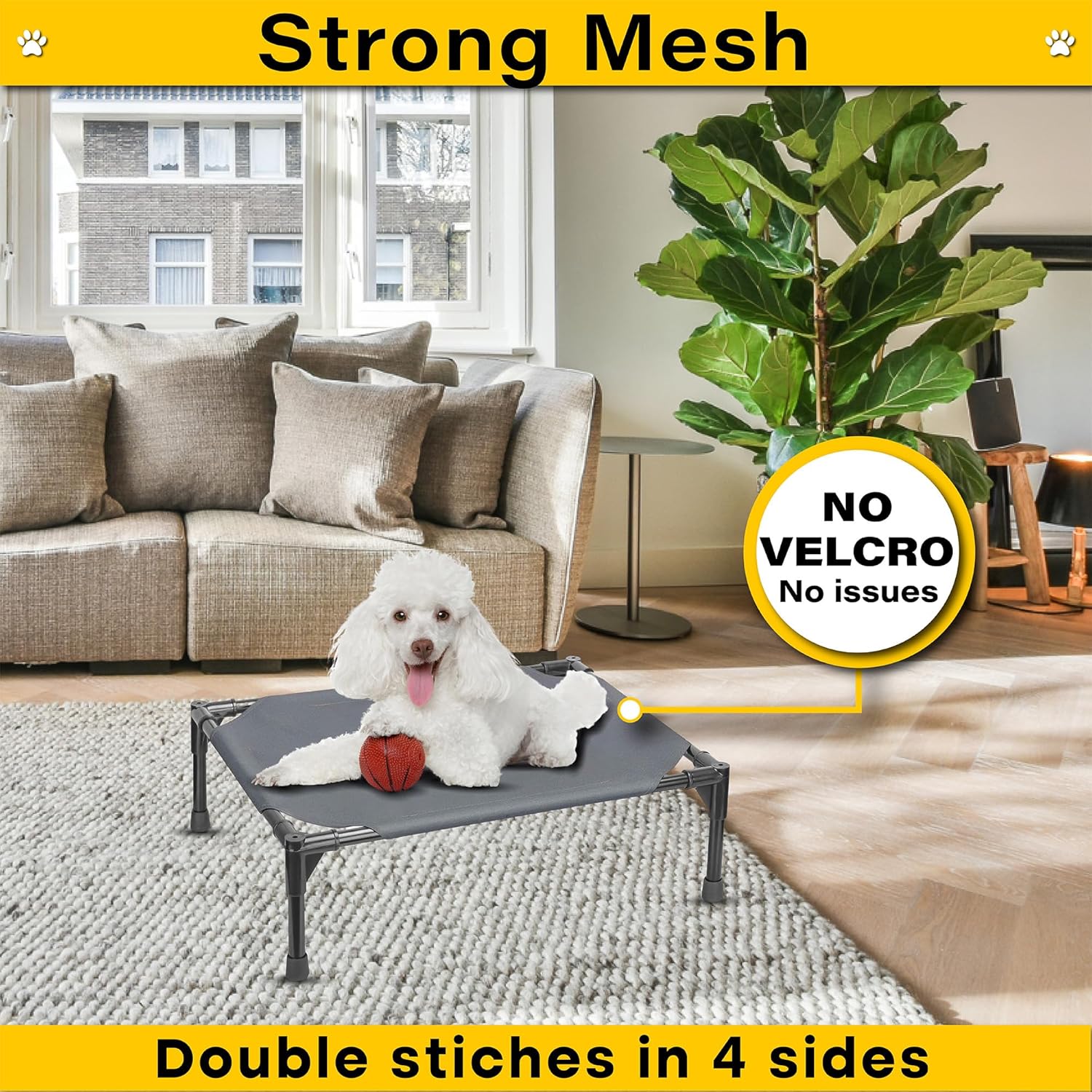 Cama elevada para perros, cama elevada para perros, cama para perros pequeños,...