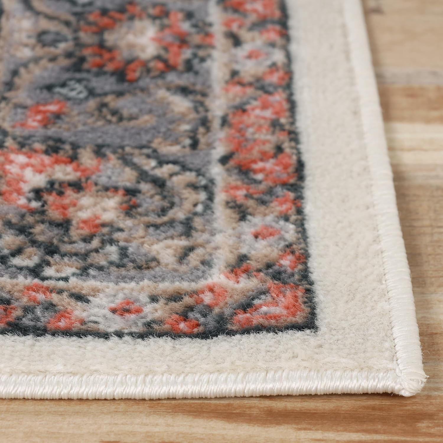 SUPERIOR Alfombra de pasillo para interiores con respaldo de yute, decoración...