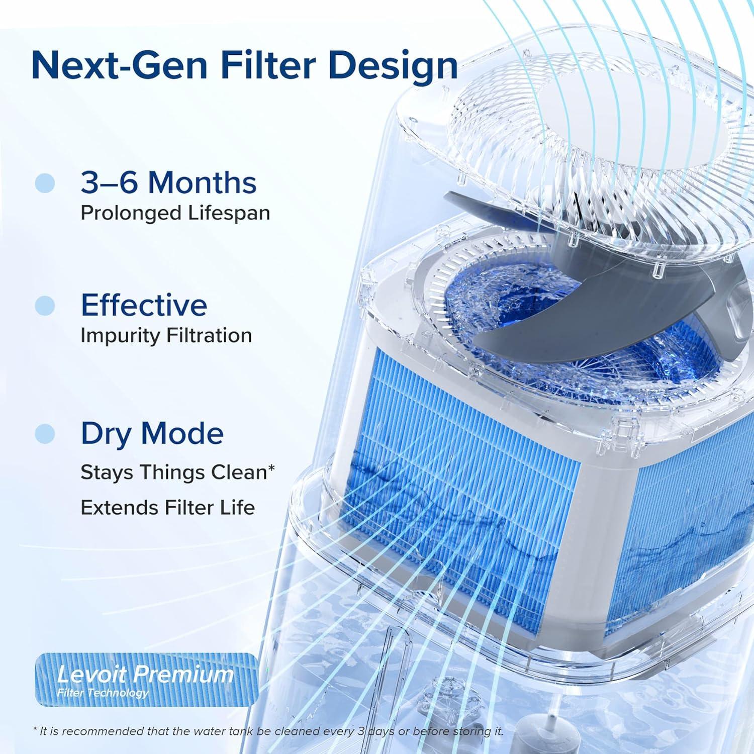 Humidificadores evaporativos inteligentes superiores 6000S para toda la casa