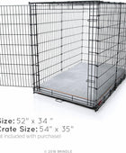 BRINDLE Cama para perros de espuma viscoelástica con cubierta lavable...