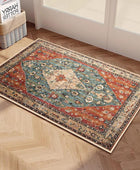 Yancorp Alfombra bohemia de 2 x 3 pies para dormitorio, antideslizante,...