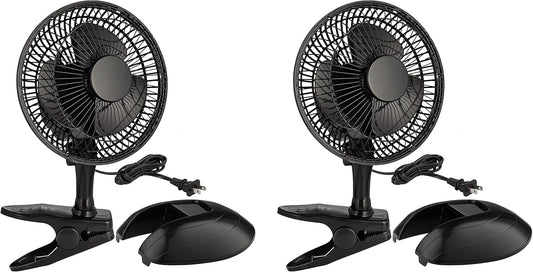 RamPro Escritorio portátil y ventilador de clip, ventiladores de 6 pulgadas,...