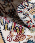 Rugs.com Rabia Collection - Alfombra baja marfil de 5 x 8 pies, perfecta para...