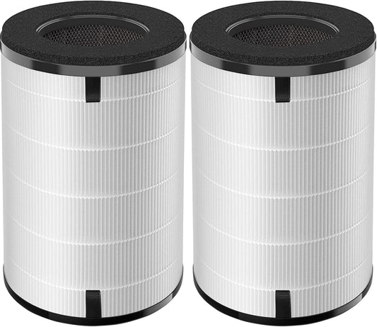 AP-T45 AP-T40FL Filtro de repuesto HEPA compatible con 1461901 Homedics Total...