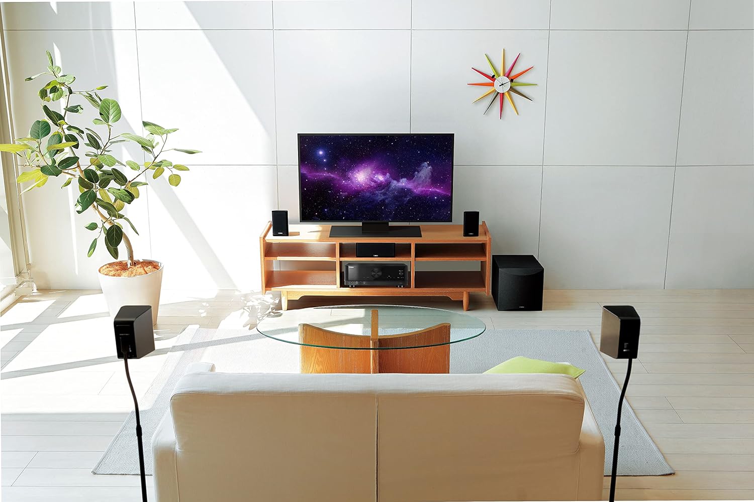 Yamaha Sistema de cine en casa YHT-5960U con HDMI 8K y MusicCast