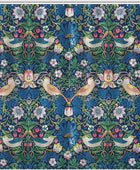 William Morris - Cortina de ducha, diseño de flores vintage en acuarela, juego...