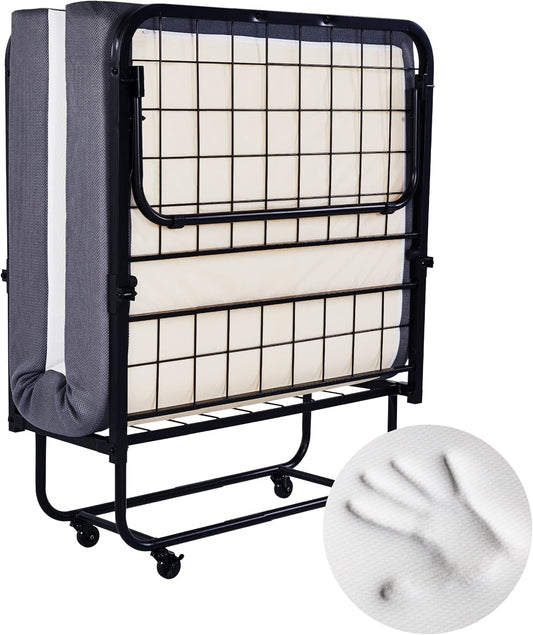 Cama plegable de espuma viscoelástica de 5 pulgadas de alta calidad, colchón