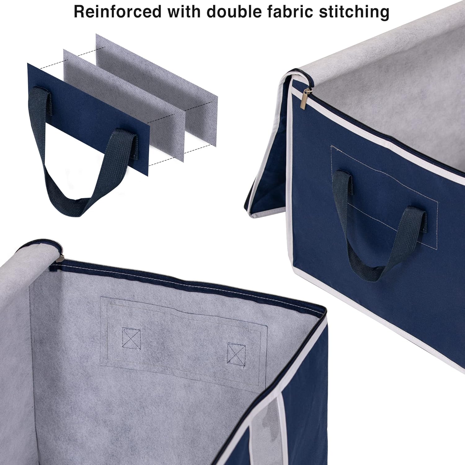 Organizador de bolsas de almacenamiento de ropa para mantas, ropa, edredones y...