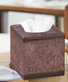 Funda cuadrada para caja de pañuelos, tamaño grande, soporte para pañuelos...