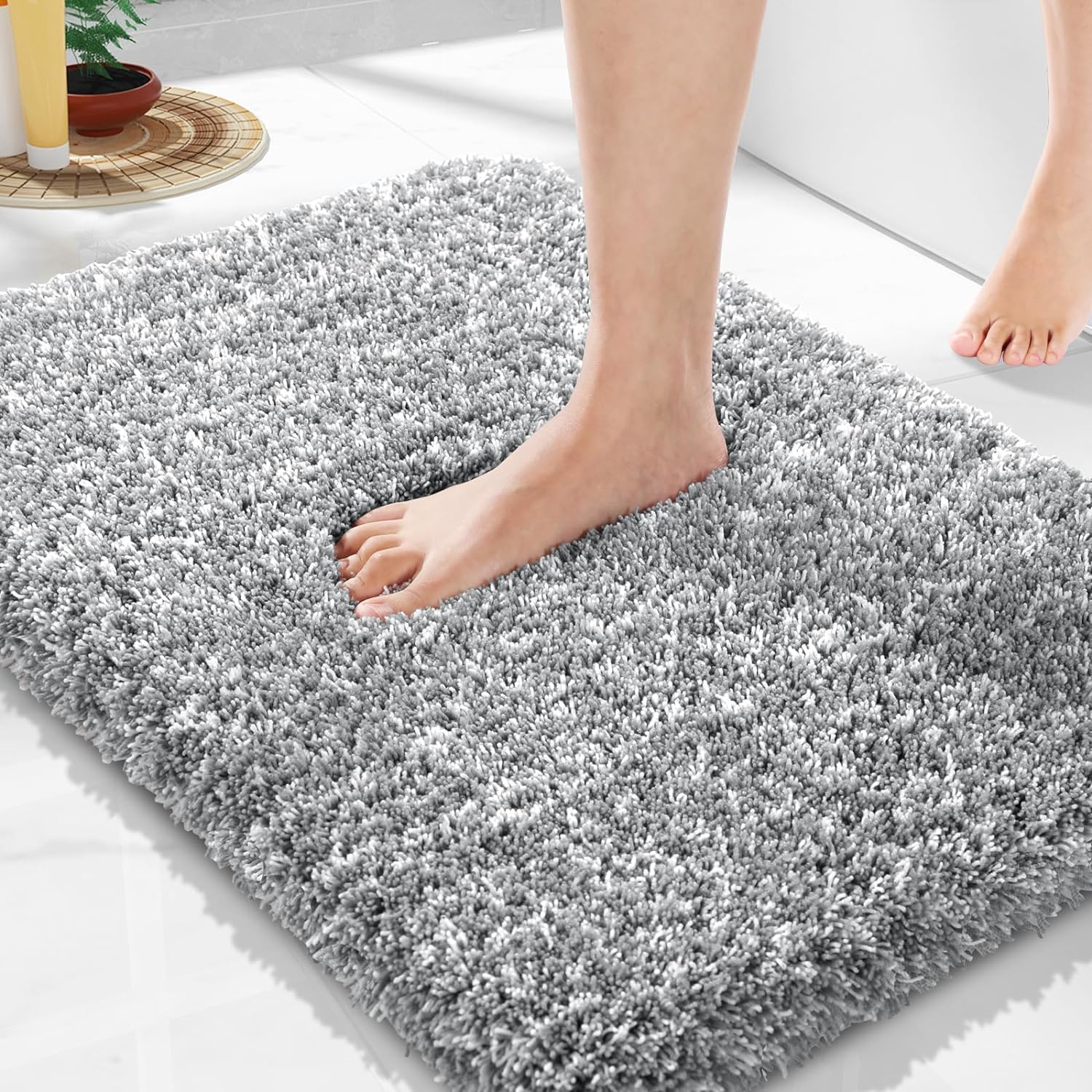 Yimobra - Tapetes de baño, microfibra absorbente agua, ultrasuaves,...