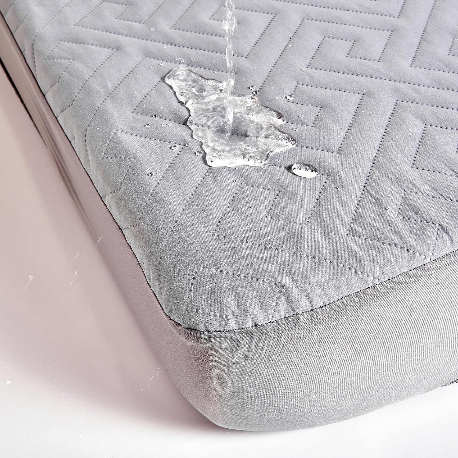 Funda acolchada impermeable para cama de perro de espuma viscoelástica...