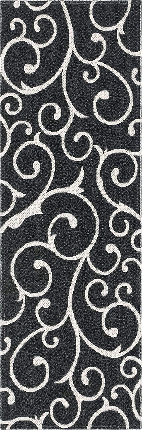 Unique Loom Decatur Collection - Alfombra de damasco botánica, geométrica,...
