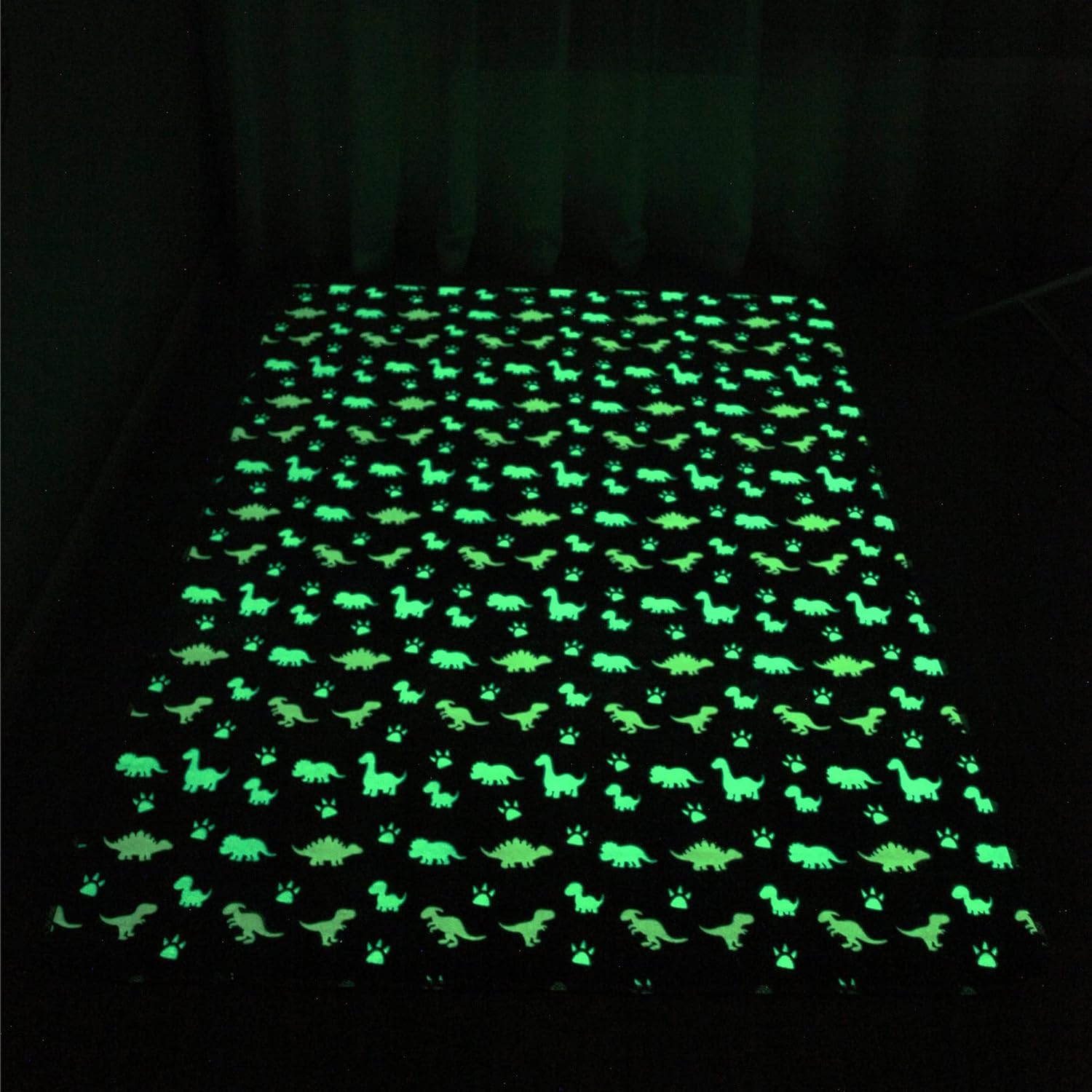 Alfombra luminosa que brilla en la oscuridad para dormitorio, sala de estar,...