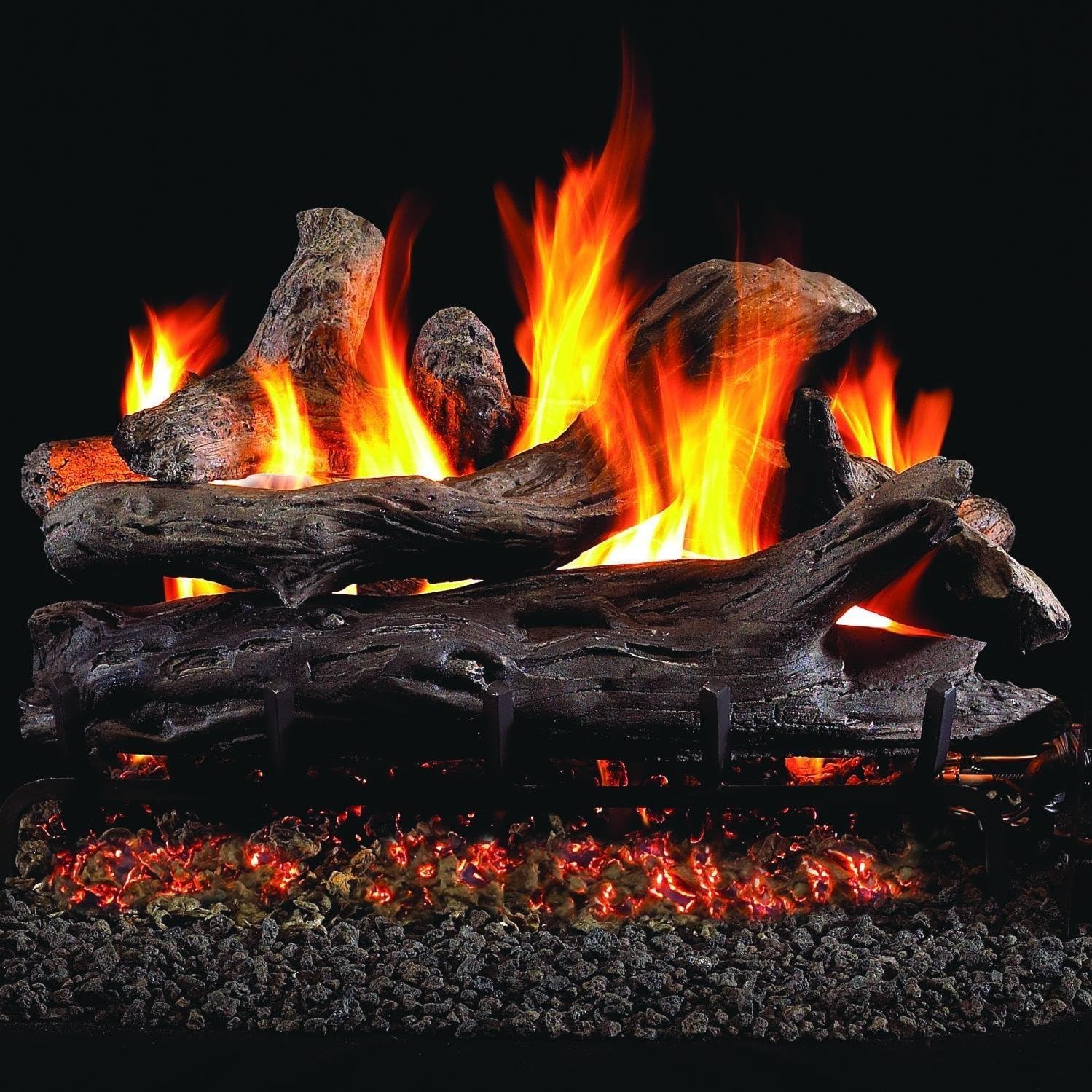 Peterson Real Fyre - Juego de troncos de madera flotante costera de 18 pulgadas...