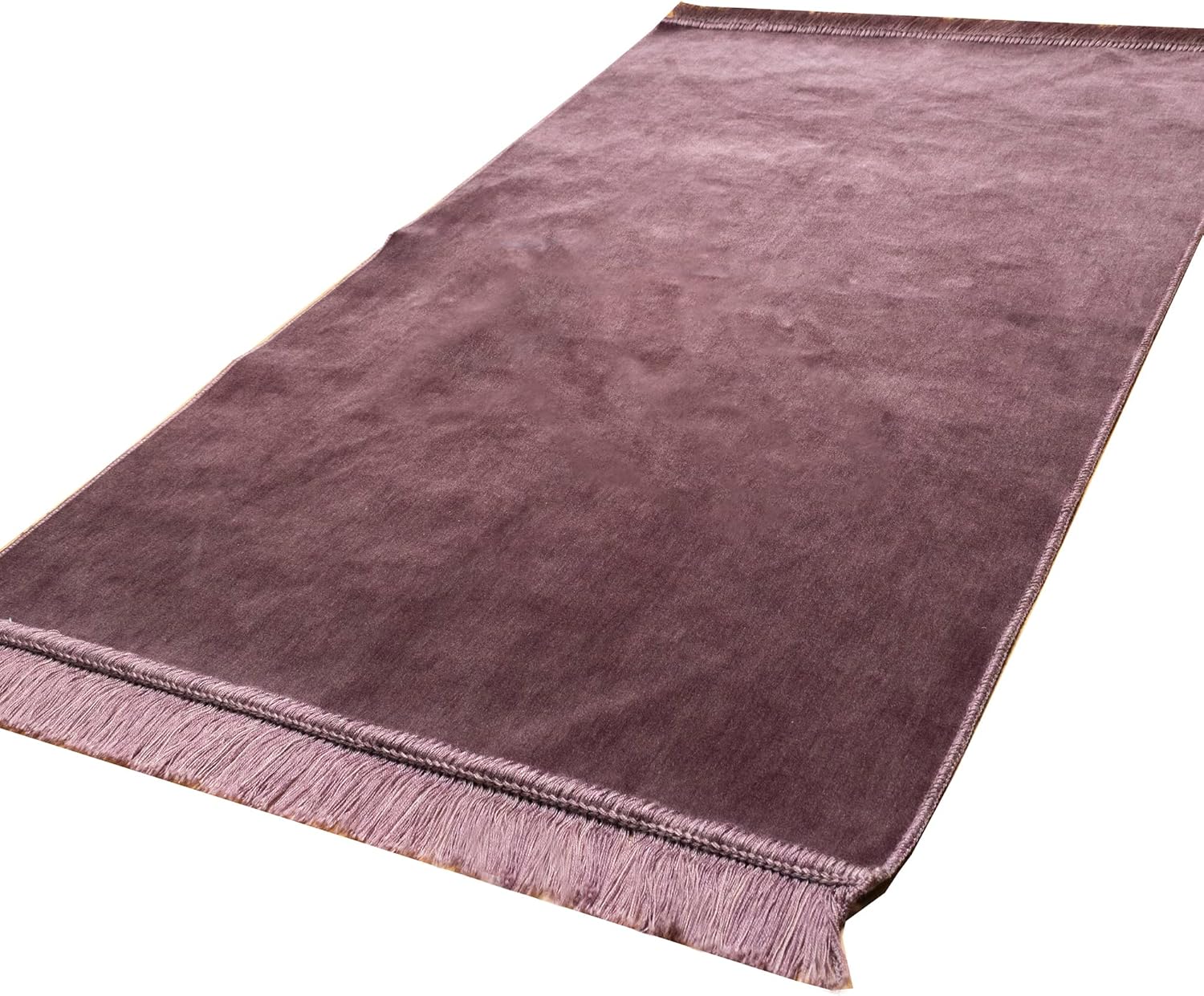 Modefa Janamaz - Alfombra de oración islámica turca de terciopelo para hombres...