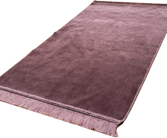 Modefa Janamaz - Alfombra de oración islámica turca de terciopelo para hombres...