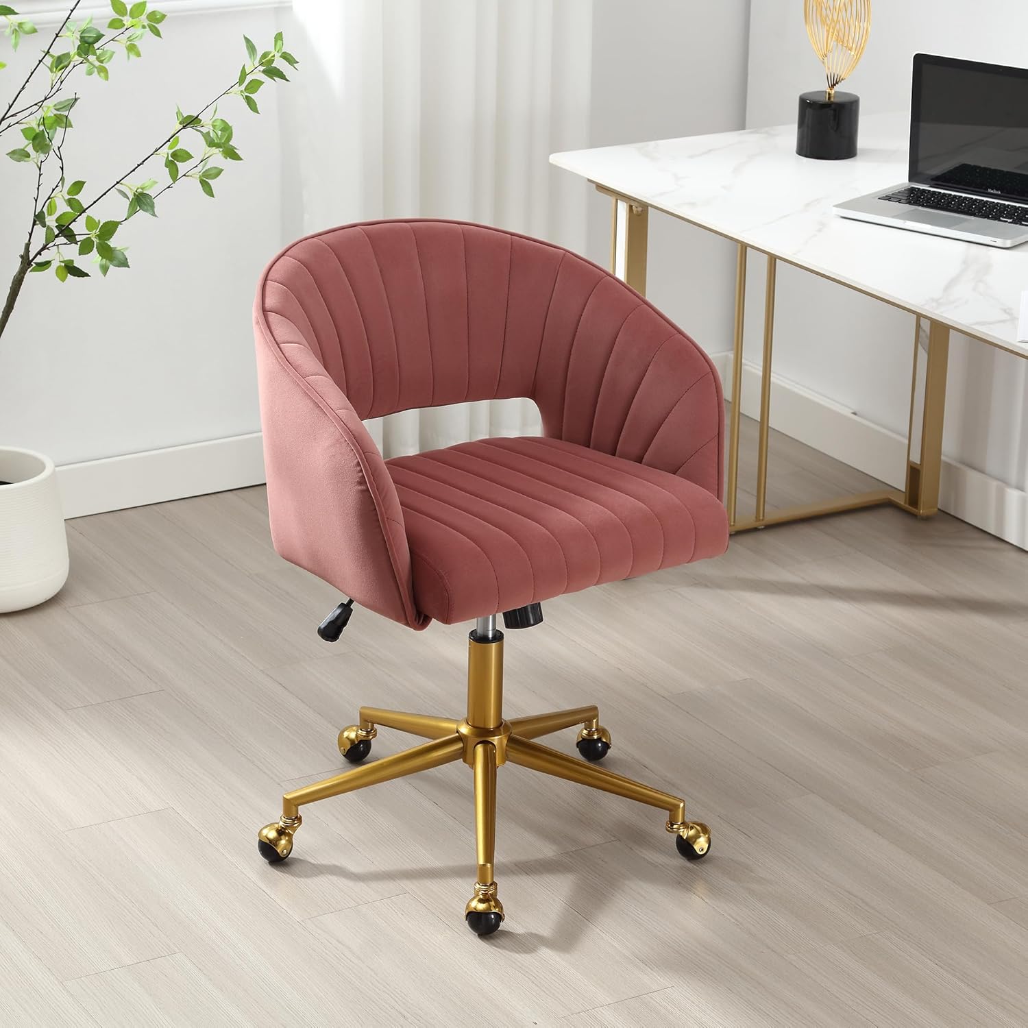 Silla de escritorio giratoria para oficina en casa, moderna silla de escritorio...