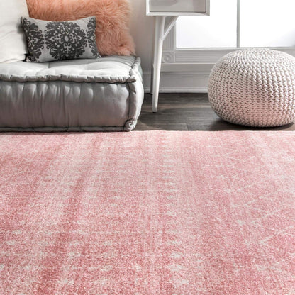 Alfombra marroquí Blythe Accent, 91 x 152, rosa