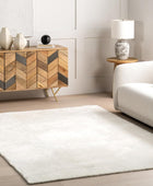 nuLOOM Alfombra de felpa acogedora de 2 x 3 pies, lavable a máquina,...