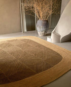 Collection - Alfombra de pasillo de 3 x 10 pies, alfombra de yute natural...