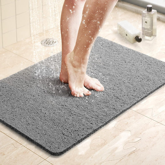LuxStep - Tapete de ducha, de 24 x 16 pulgadas, tapete de baño antideslizante...