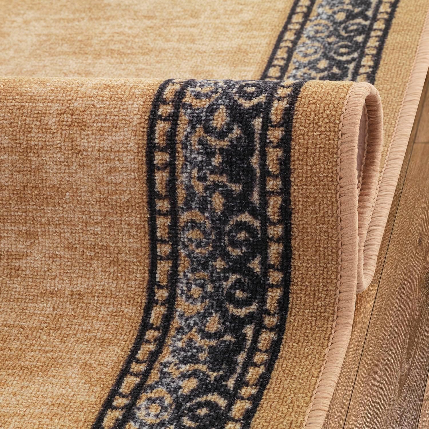 Antep Rugs Alfombras Bordered Modern 2x5 antideslizante (antideslizante) pelo...