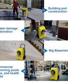 AlorAir Deshumidificadores comerciales de 270 pintas para habitaciones grandes...