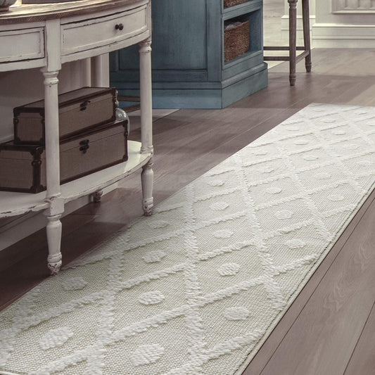 Antep Rugs Palafito - Alfombra de pasillo para interiores con textura...