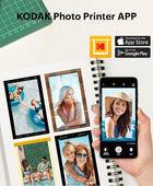 KODAK Mini 2 Retro 4PASS - Impresora fotográfica portátil (2.1 x 3.4 pulgadas),...