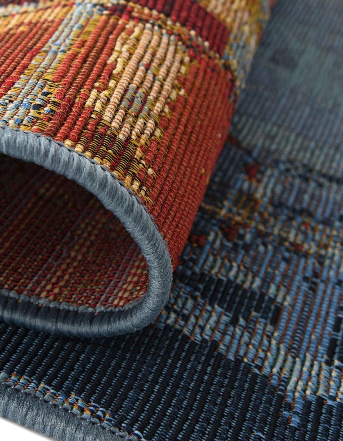 Unique Loom Outdoor Modern Collection - Alfombra de área - Baja (2 pies 7...