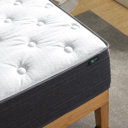 Colchón híbrido Comfort Essential de 10 pulgadas, soporte para aliviar la