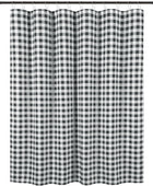 Biscaynebay - Cortinas de tela texturizada a cuadros para baño