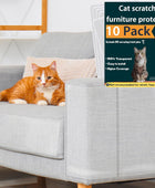 Protector de muebles antiarañazos para gatos, paquete de 10, protector de sofá...