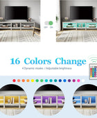 WAMPAT Soporte de TV LED para televisores de hasta 85 pulgadas, 16 centros de...