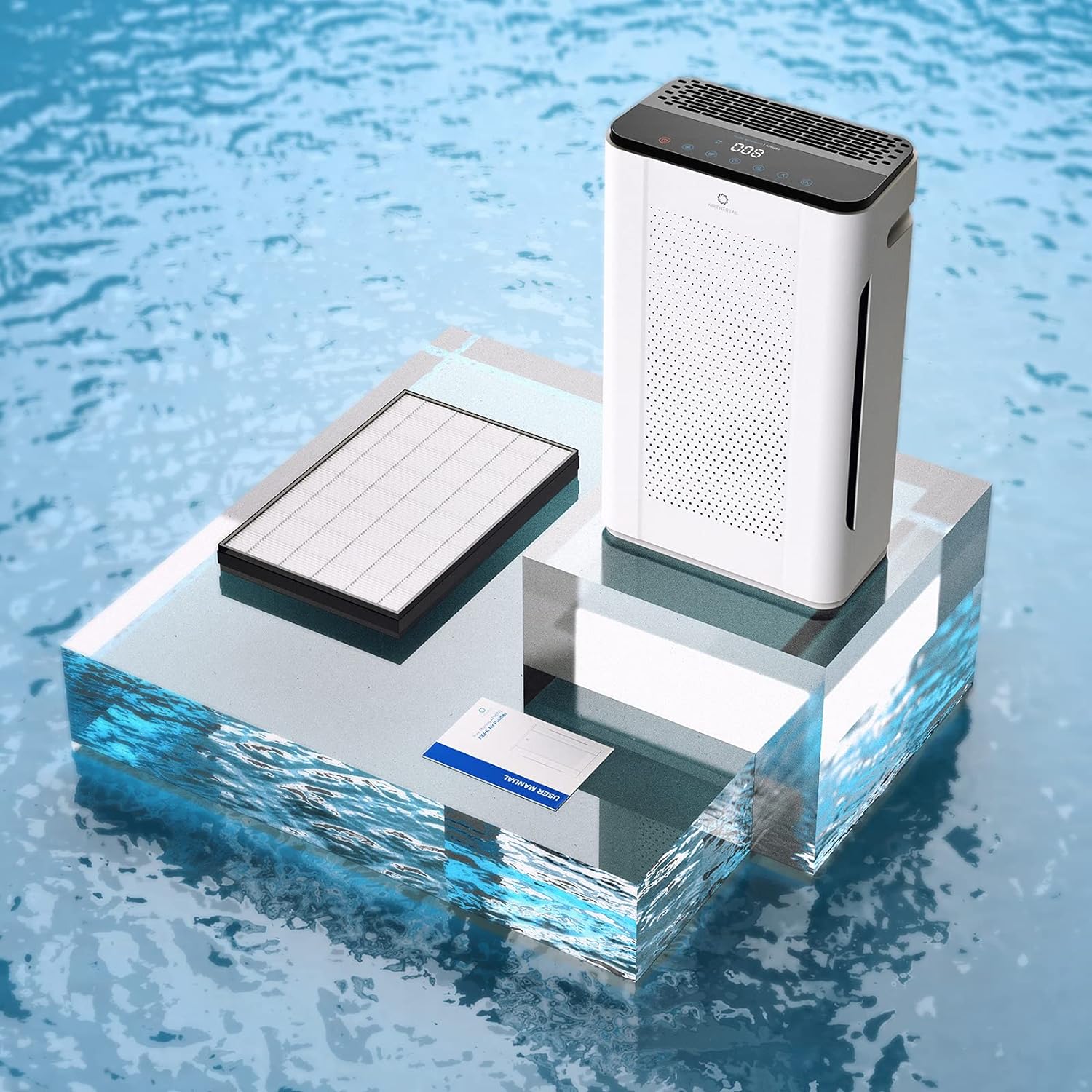 Airthereal Filtro HEPA de repuesto para purificador de aire Pure Morning APH260...