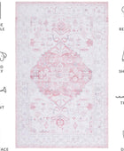 SAFAVIEH Tucson Collection - Alfombra de área de 6 x 9 pies, color beige y...