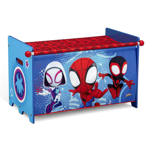 Delta Children Marvel Spidey and His Amazing Friends - Caja de juguetes con...