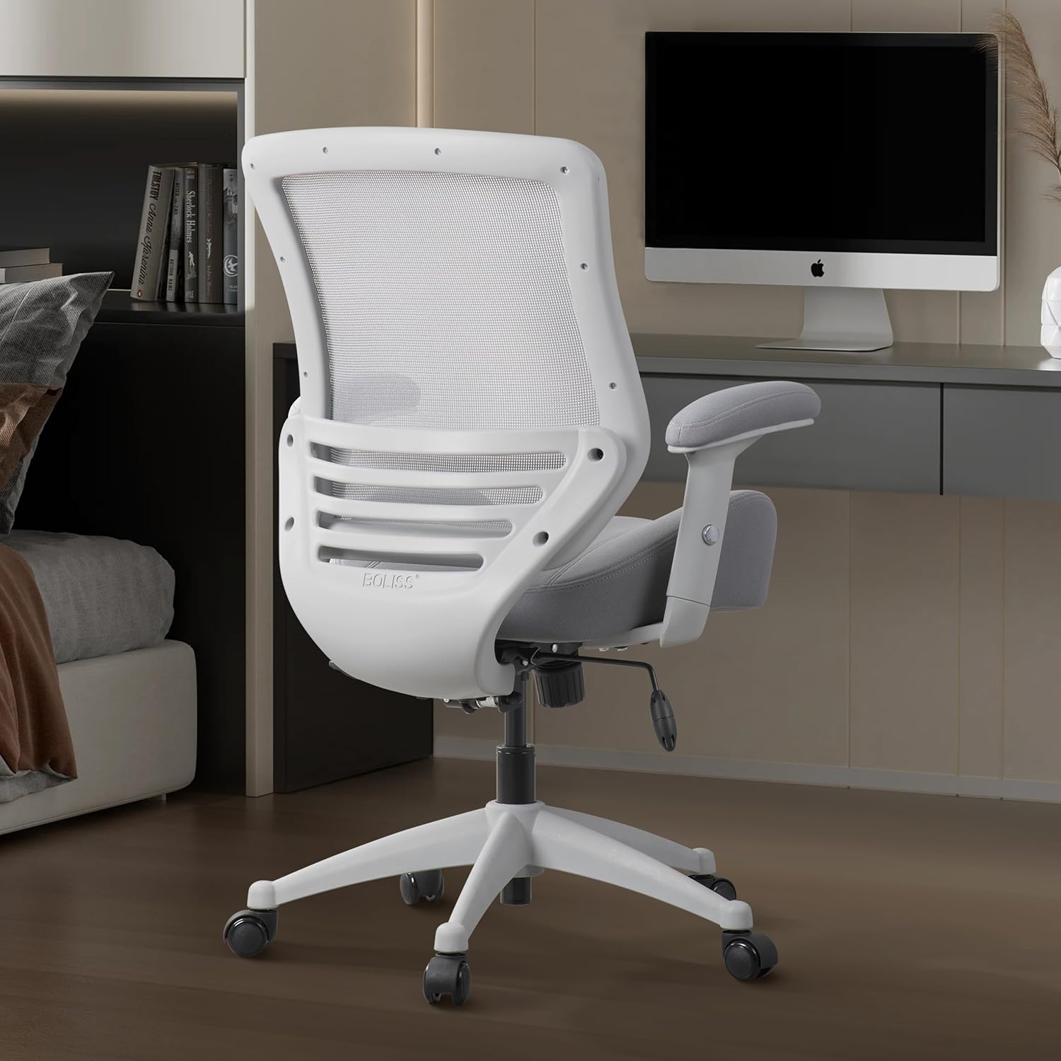 BOLISS Silla ergonómica de malla para computadora de 400 libras, silla de...