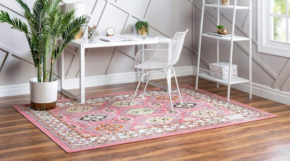Aarhus Collection Alfombra de área Southwestern (5' 1" x 7' 10" rectangular,