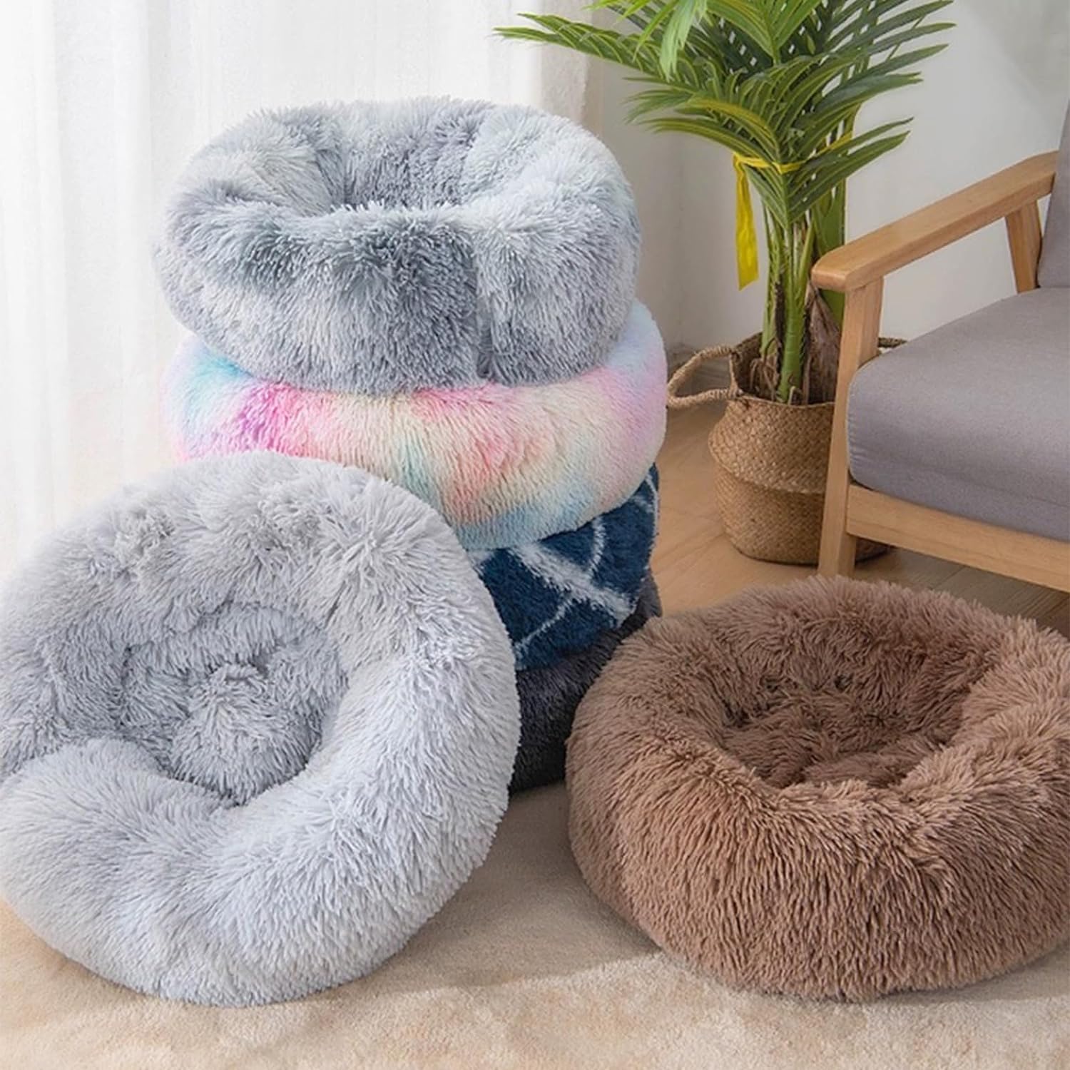 Camas para gatos de interior, cama para perros de 20 pulgadas para perros...